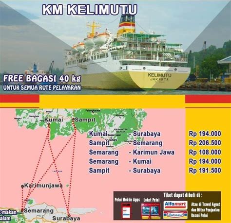 Jadwal kapal ferry surabaya kupang  Nama Kapal Closing E